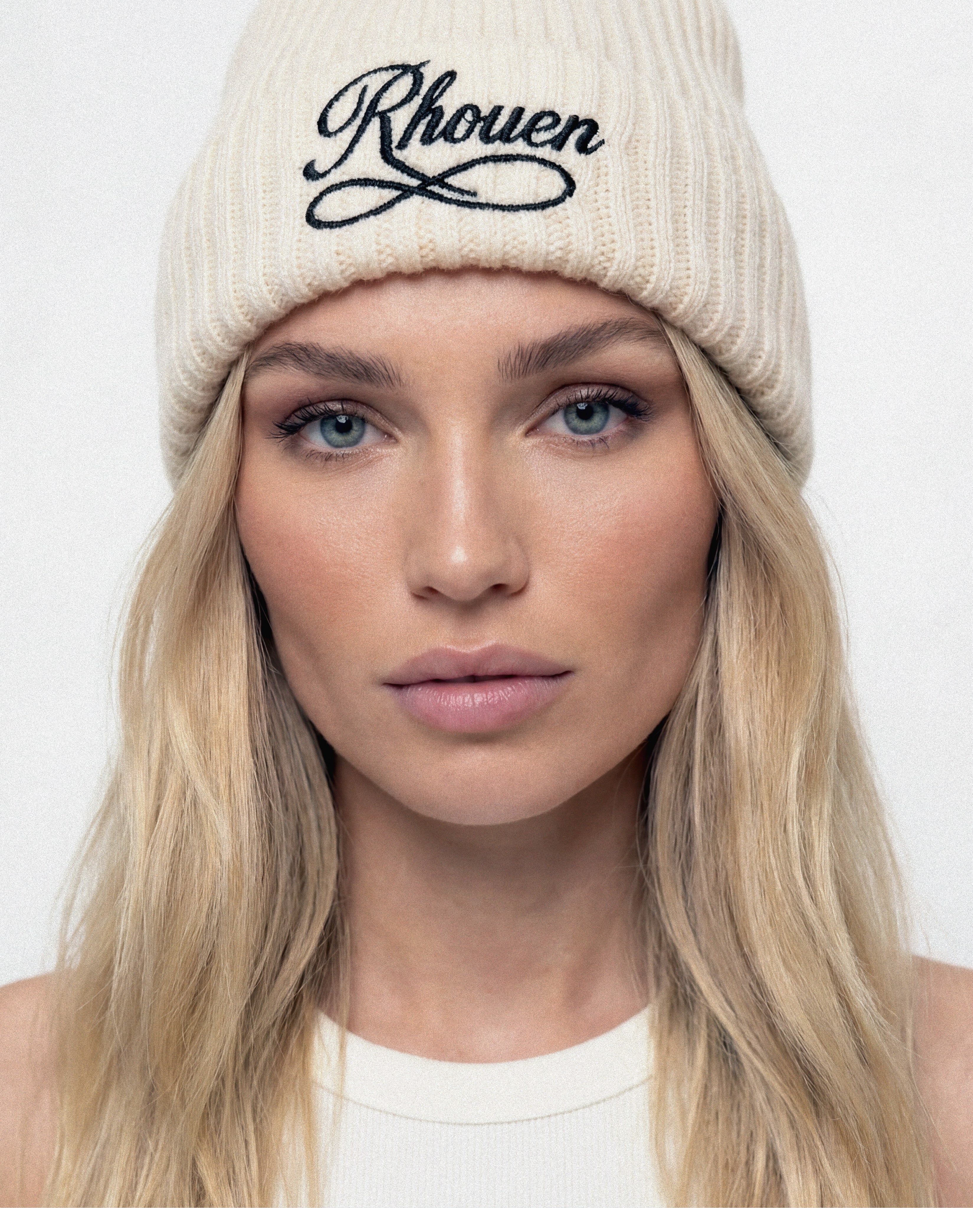 RHOUEN CREAM BEANIE