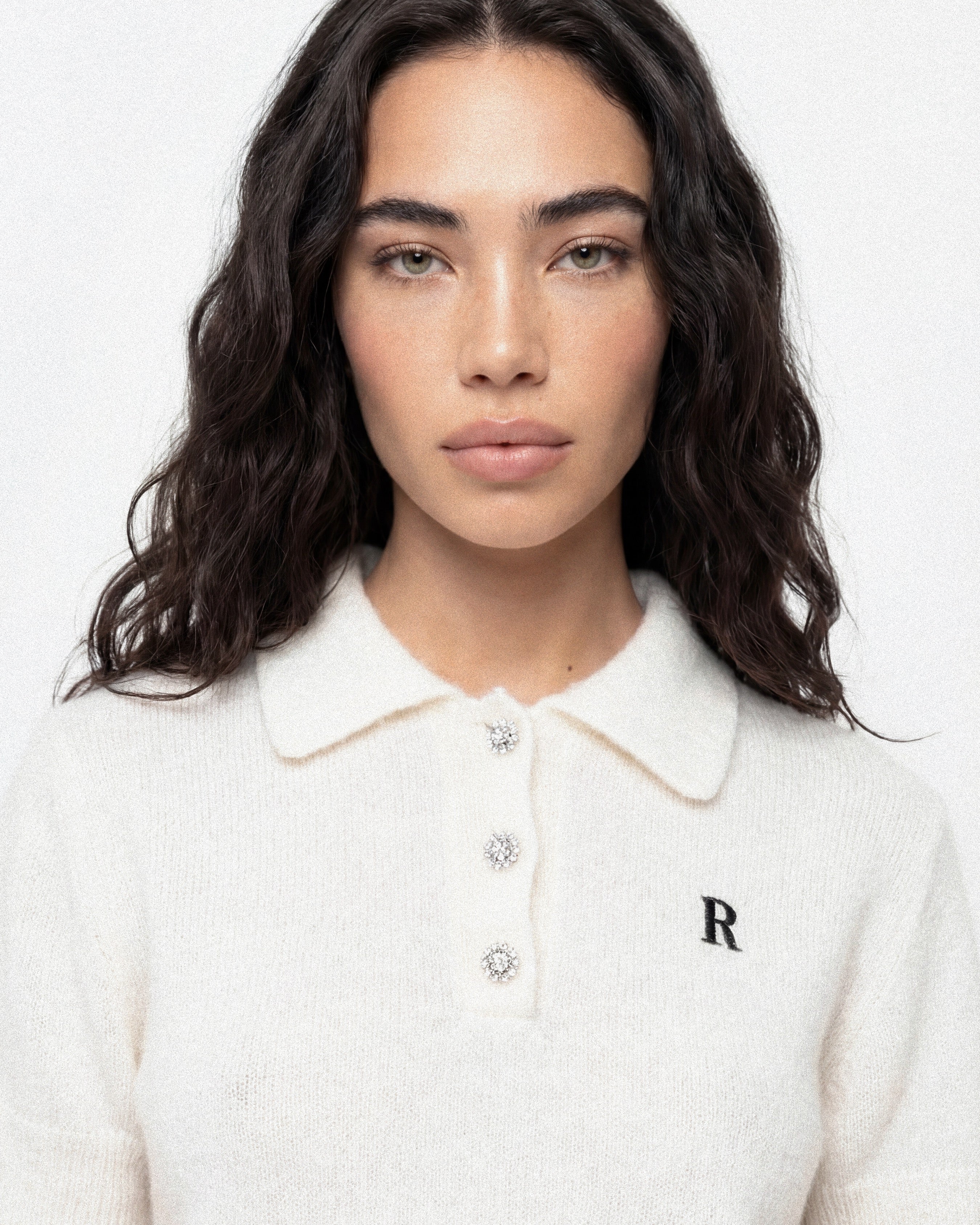 RHOUEN ALPACA/WOOL POLO